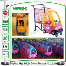 Carrito supermercado plástico niños carrito carrito de la compra a los niños